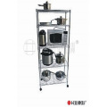 5 Tiers Adjustable Chrome Display Shelf for Home (LD7535150A5C)